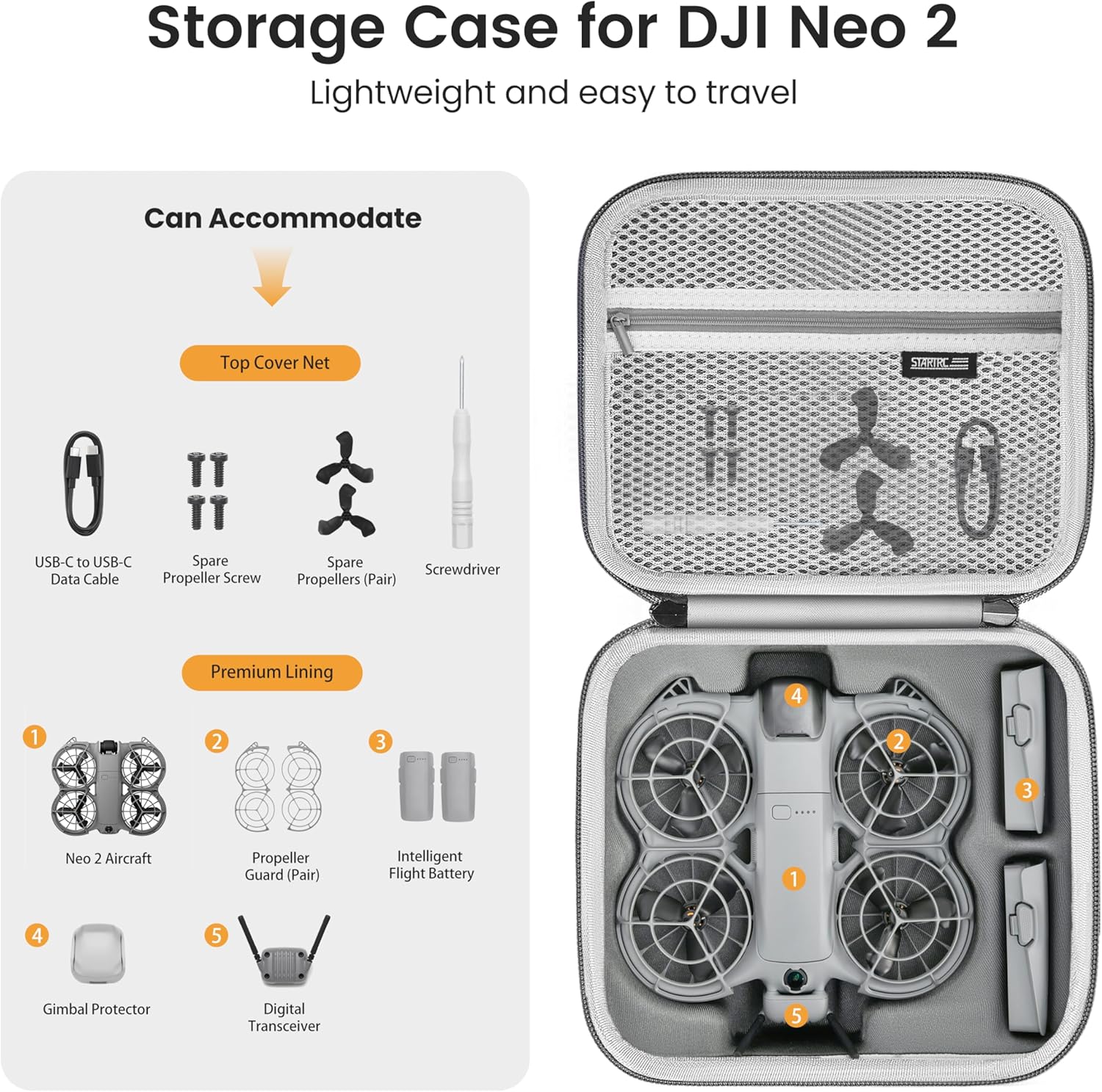 STARTRC Neo 2 Borsa a tracolla - Drone Battery Box recensione e prezzo