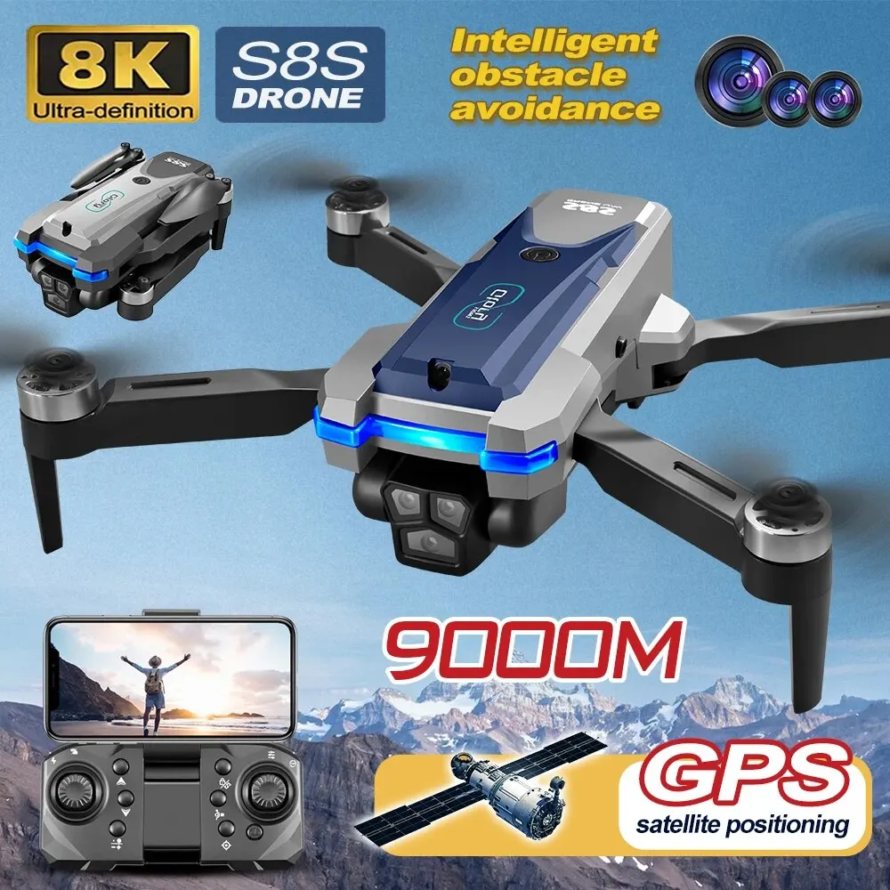 S8S GPS Drone 5G Wifi 8K HD Du - Drone Battery Box recensione e prezzo